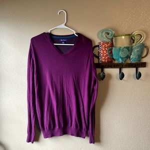 Alan Flusser L long sleeve V-neck sweater